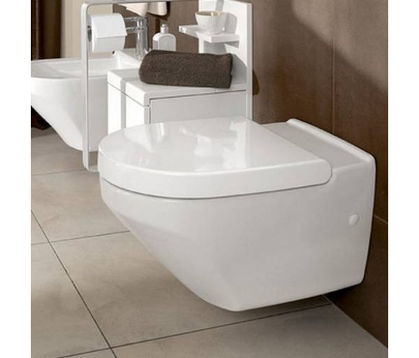 Унитаз подвесной фарфоровый Villeroy & Boch Lifetime 56721001