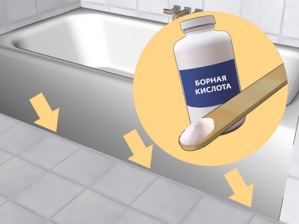 Борная кислота против чешуйниц