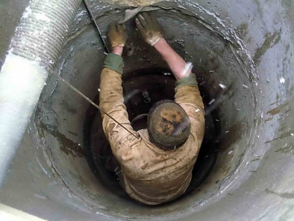 Человек в колодце