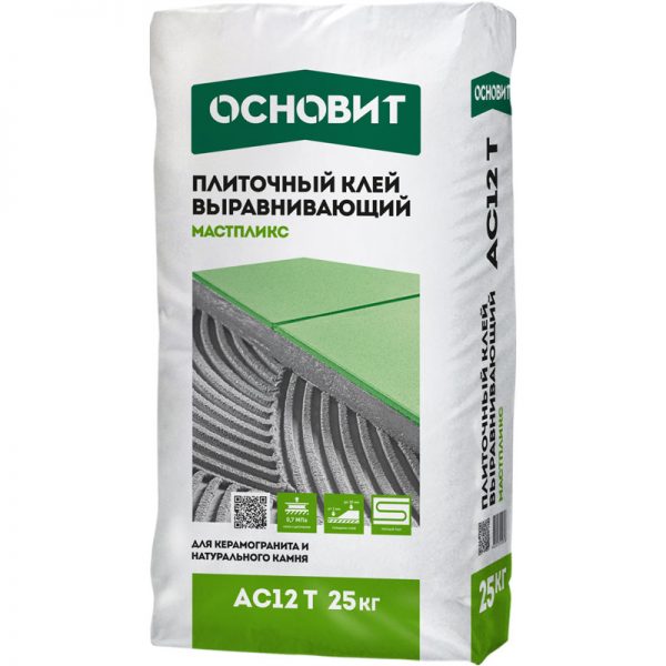 Клей для плитки Основит Т-12 (AC12) Мастпликс