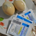 Вареные яйца и борная кислота